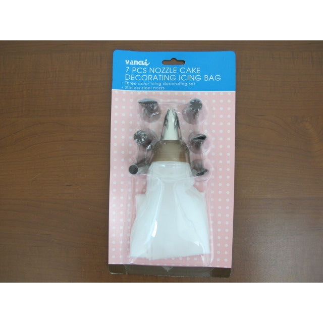 Nylon Piping Bag with 7 Tips