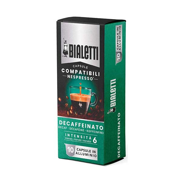 Bialetti, 10 Pcs Nespresso Compatible Capsules Decafe - 096080353