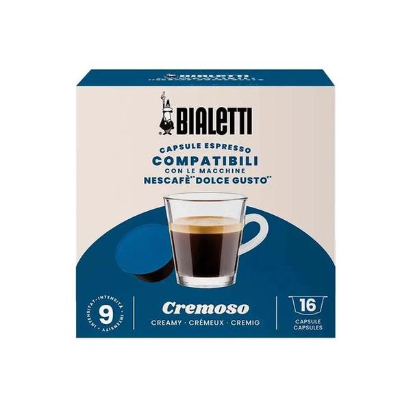 Bialetti 96080442 16 PCS Dolce Gusto Compatible Cream Capsules, BIA96080442
