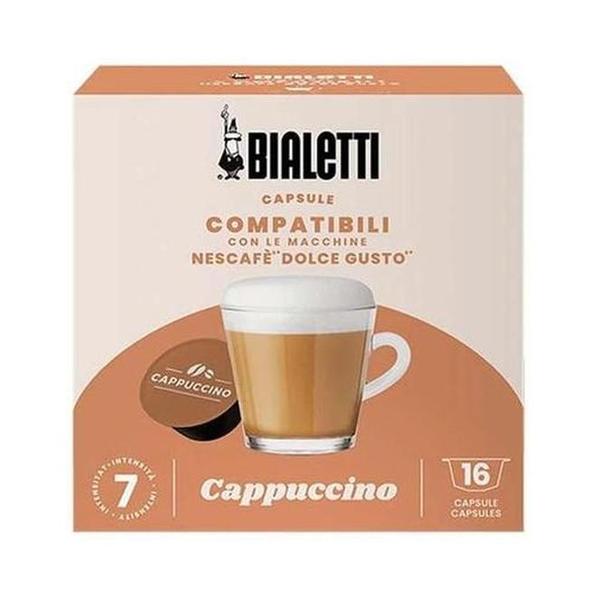Bialetti 96080444 16 PCS Dolce Gusto Compatible Cappuccino Capsules, BIA096080444