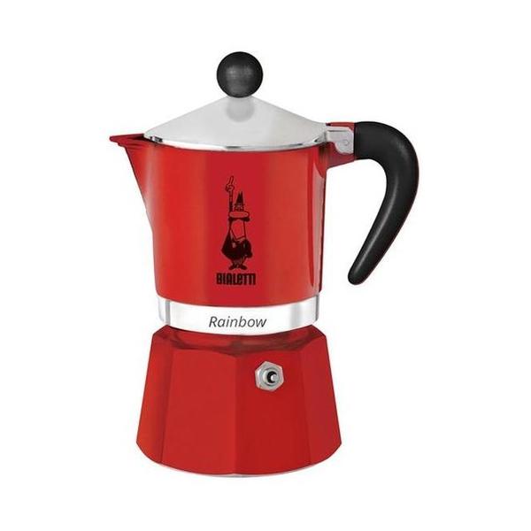 Bialetti 0004963/Np Rainbow 6 Cups Red, BIA0004963
