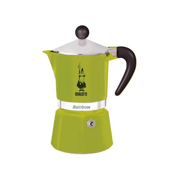 Bialetti 0004972/Np Rainbow 3 Cups Green