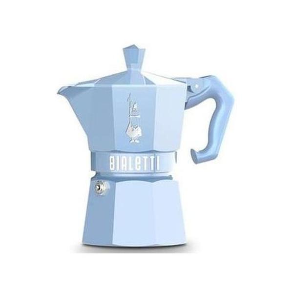 Bialetti 0009061 Moka Exclusive L. Blue 3 Cups, BIA0009061
