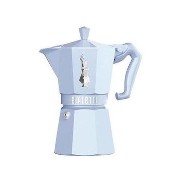 Bialetti 0009062 Moka Exclusive L. Blue 6 Cups, BIA0009062