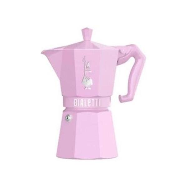 Bialetti 0009063 Moka Exclusive Pink 3 Cups, BIA0009063