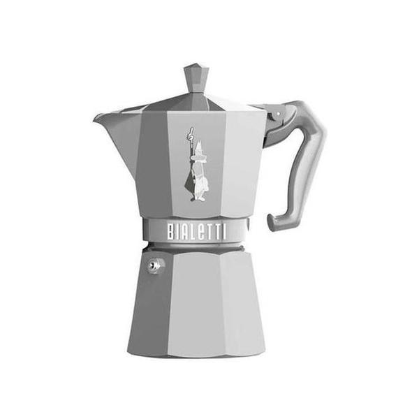 Bialetti 9054 Moka Exclusive Silver 6 Cups, BIA0009054