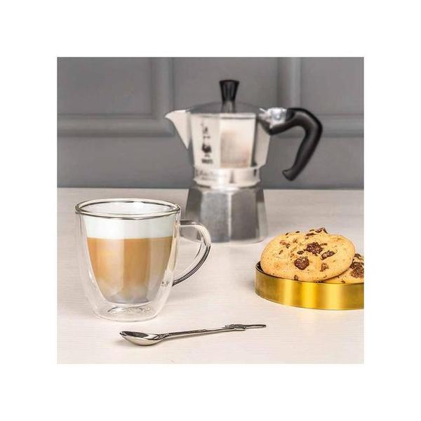 Bialetti DBW010 Double Wall Capri 160ml Glass Set, BIADBW010