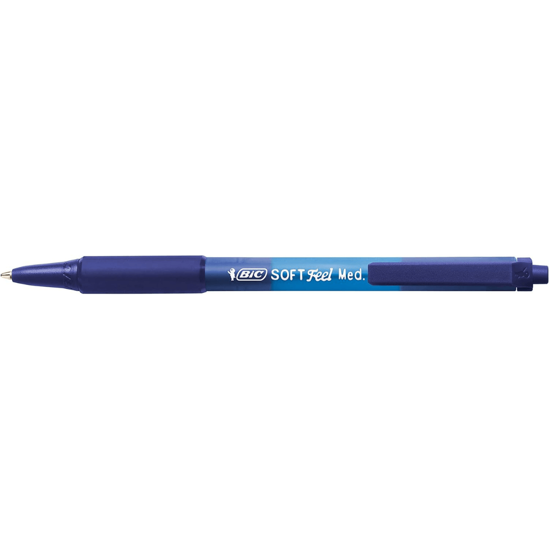 BIC Soft Feel Ballpoint Retractable Pens