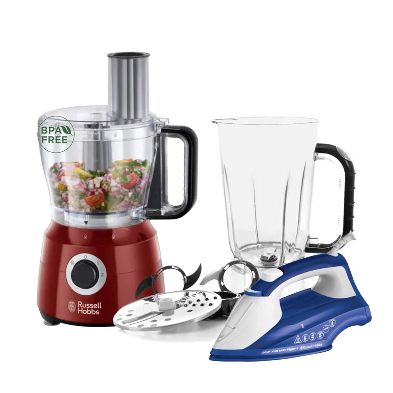 Russell Hobbs New Desire Food Processor + Steam iron 26483-56 - Medaid International