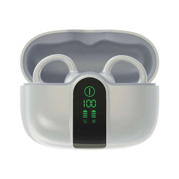 Blackview AirBuds 15 IPX5 Waterproof LED Display Bluetooth 6.0 Clip-on OWS Earbuds