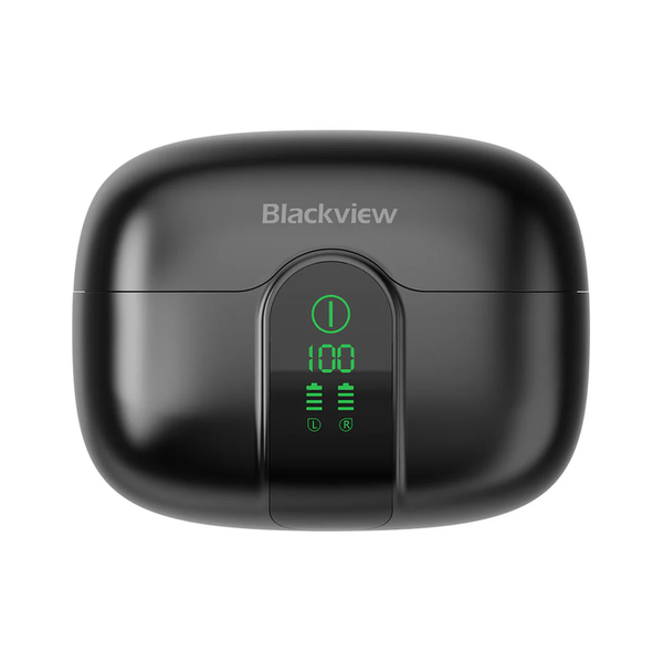 Blackview AirBuds 15 IPX5 Waterproof LED Display Bluetooth 6.0 Clip-on OWS Earbuds
