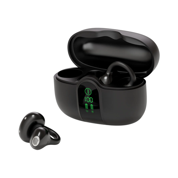 Blackview AirBuds 15 IPX5 Waterproof LED Display Bluetooth 6.0 Clip-on OWS Earbuds
