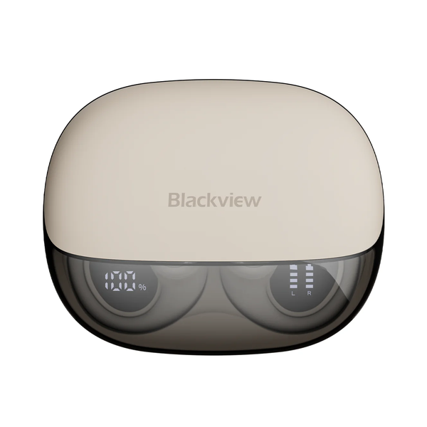 Blackview AirBuds 300 IPX5 Waterproof Smart Digital Power Display ENC Noise Cancellation Microphone Bluetooth 6.0 Open-ear OWS Earbuds