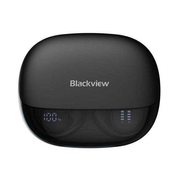 Blackview AirBuds 300 IPX5 Waterproof Smart Digital Power Display ENC Noise Cancellation Microphone Bluetooth 6.0 Open-ear OWS Earbuds
