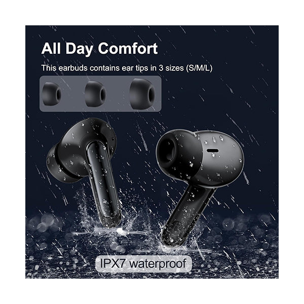 Blackview AirBuds 8 Wireless Earbuds, Wireless Headphones Bluetooth 5.3 Headphones, NEW Bluetooth Earphones in Ear Deep Bass Noise Cancelling Bluetooth Earbuds Ear Buds IPX7 Waterproof LED Display