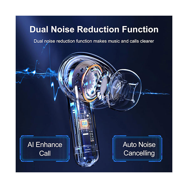 Blackview AirBuds 8 Wireless Earbuds, Wireless Headphones Bluetooth 5.3 Headphones, NEW Bluetooth Earphones in Ear Deep Bass Noise Cancelling Bluetooth Earbuds Ear Buds IPX7 Waterproof LED Display