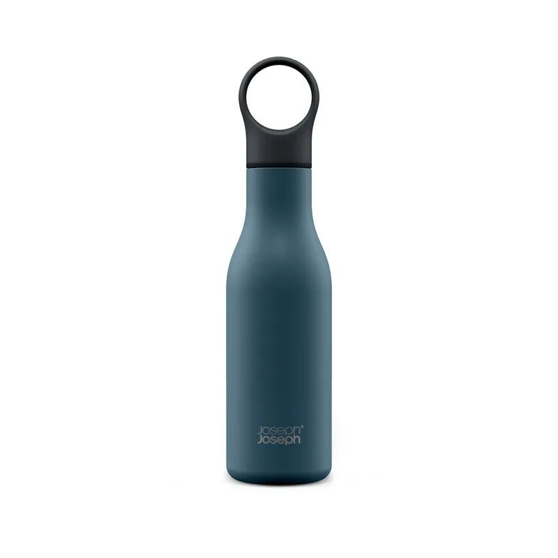 Joseph Joseph Loop™ 500ml Stainless-steel Vacuum Insulated Water Bottle Blue
