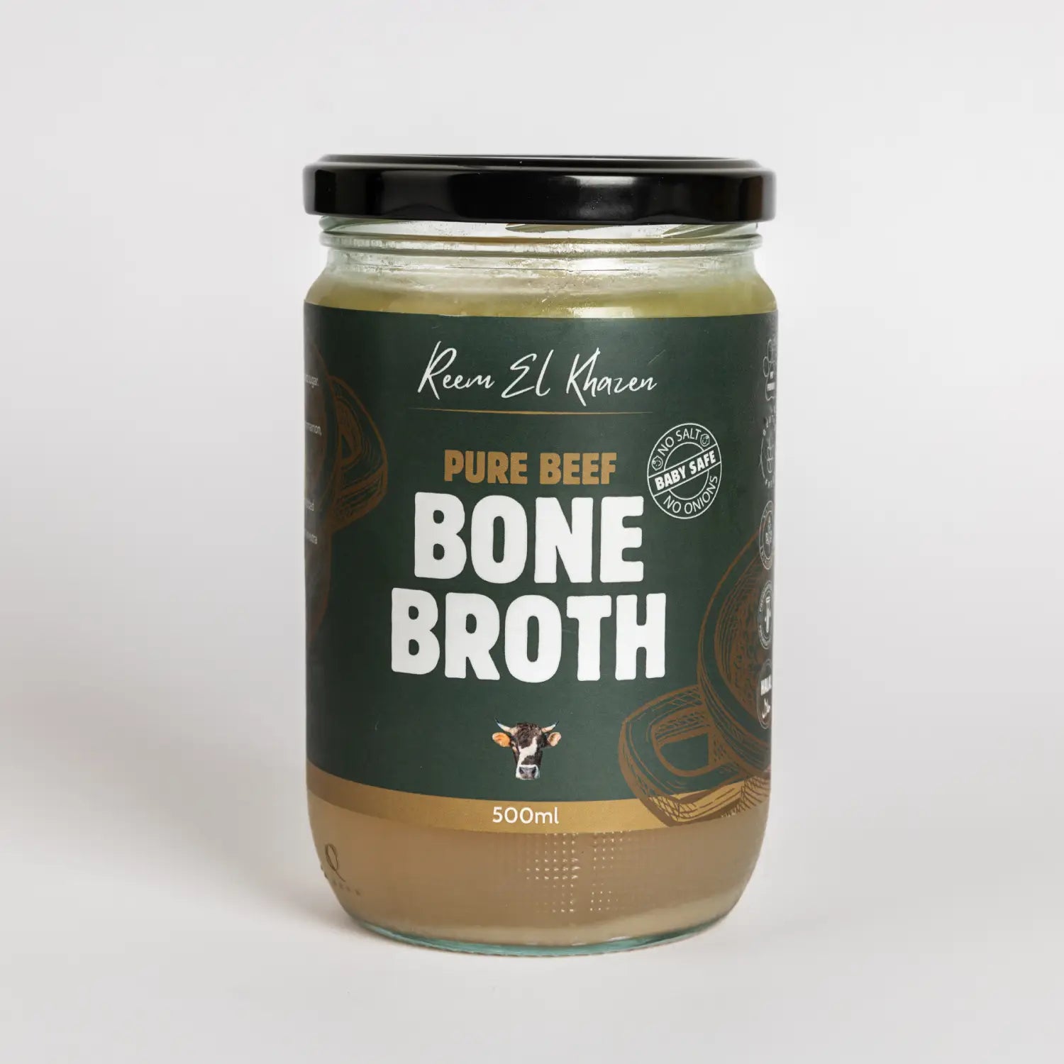 Reem El Khazen Bone Broth 500ml no salt no onion (baby friendly and pet friendly)