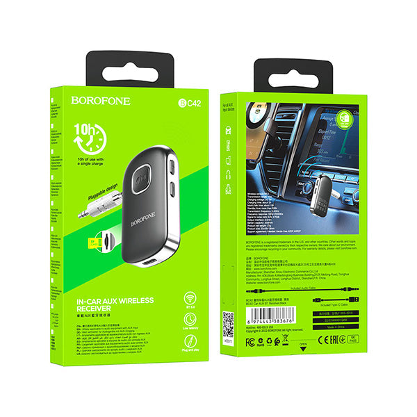 Borophone n-car AUX BT receiver BC42