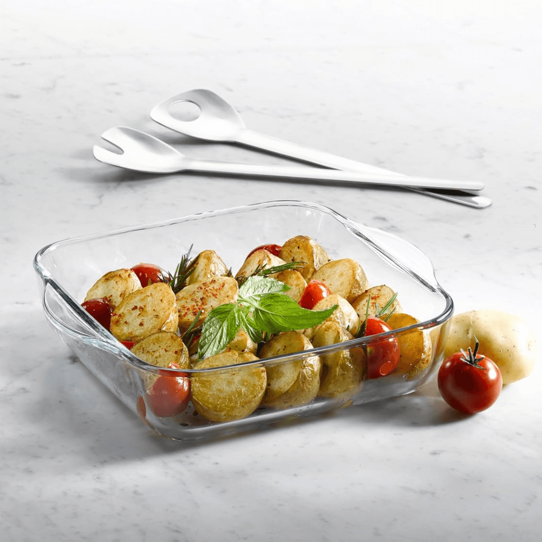 Borosilicate Glass Square Casserole 8x23x25 cm
