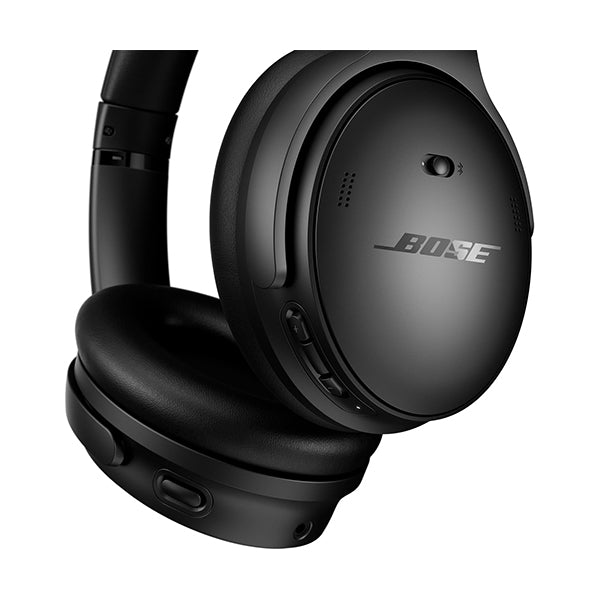 Bose QuietComfort Bluetooth 5.1 Headphones, Wireless Headphones, Deep Bass, Over Ear Active Noise Cancelling Headphones with Mic, Up To 24 Hours of Playtime