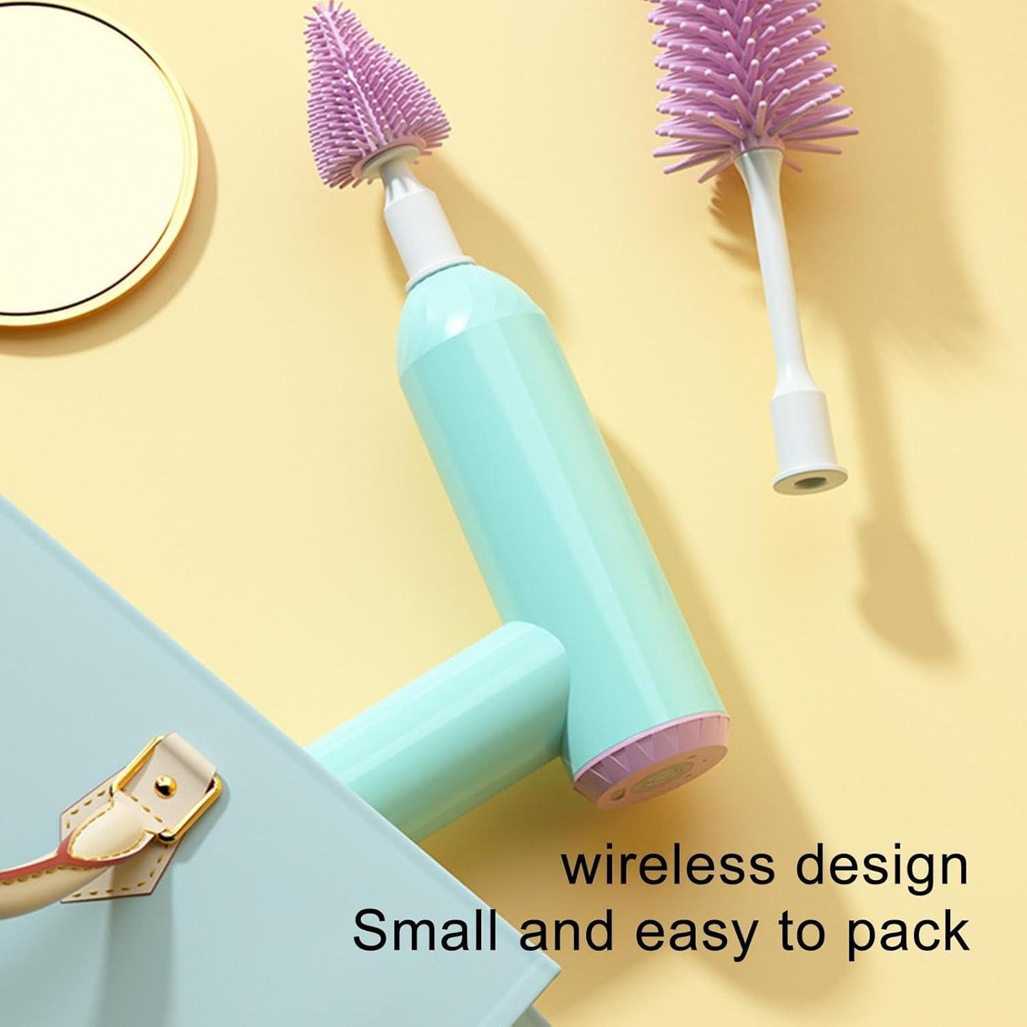 Baby Bottle Brush Kit – Electric, Rechargeable, Hassle-Free