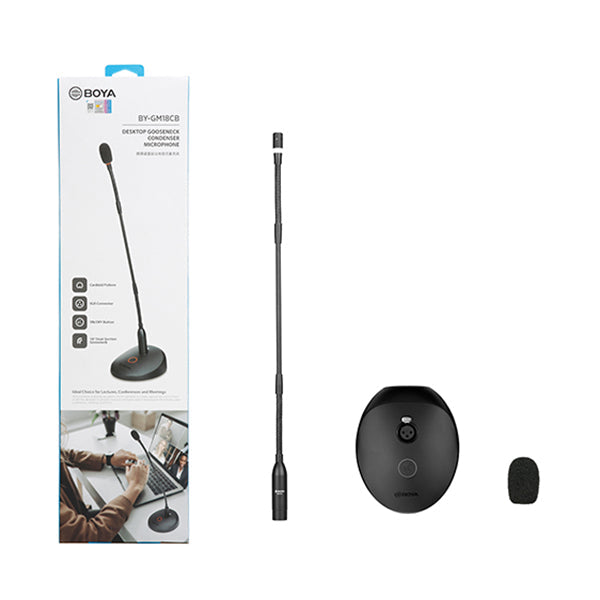 Desktop Gooseneck Condenser Microphone - BY-GM18CB