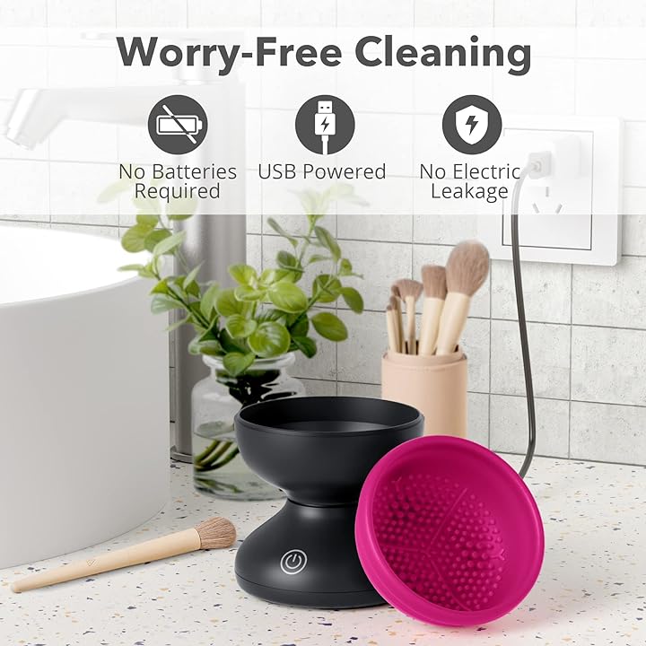 Portable Makeup Brush Cleaner