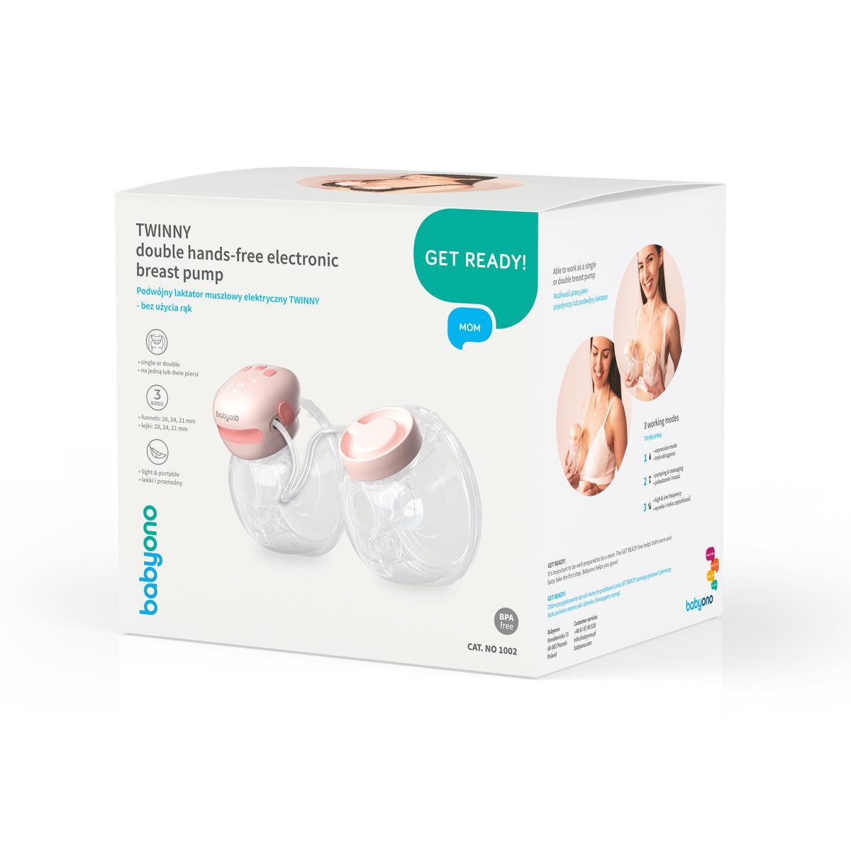 Twinny Double Hands Free Electronic Breast Pump