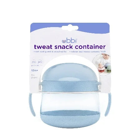Ubbi - Snack Container - Cloudy Blue