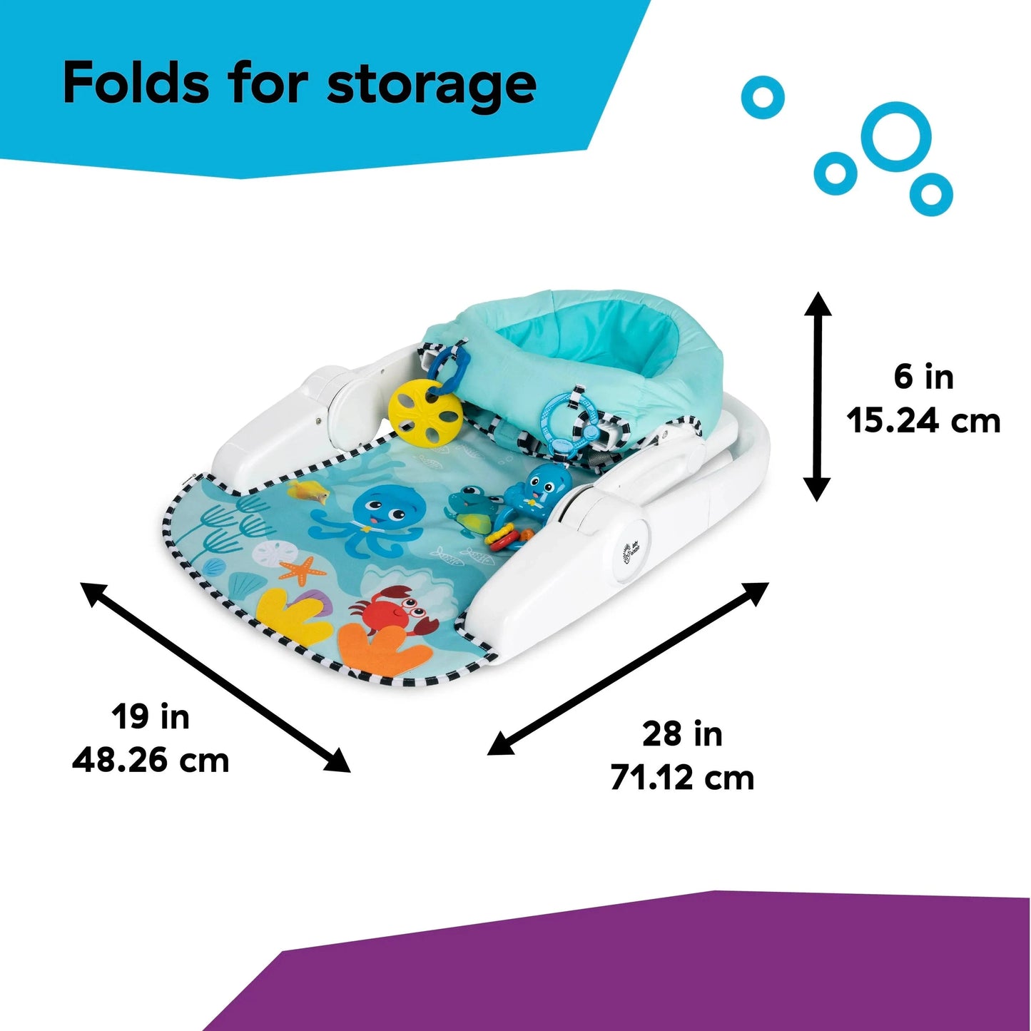 Kids2 - Be Oe 2 in 1 - Floor Seat - Sea Support