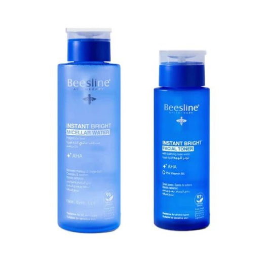 Beesline Instant Bright Micellar Water + Facial Toner Bundle - Medaid International