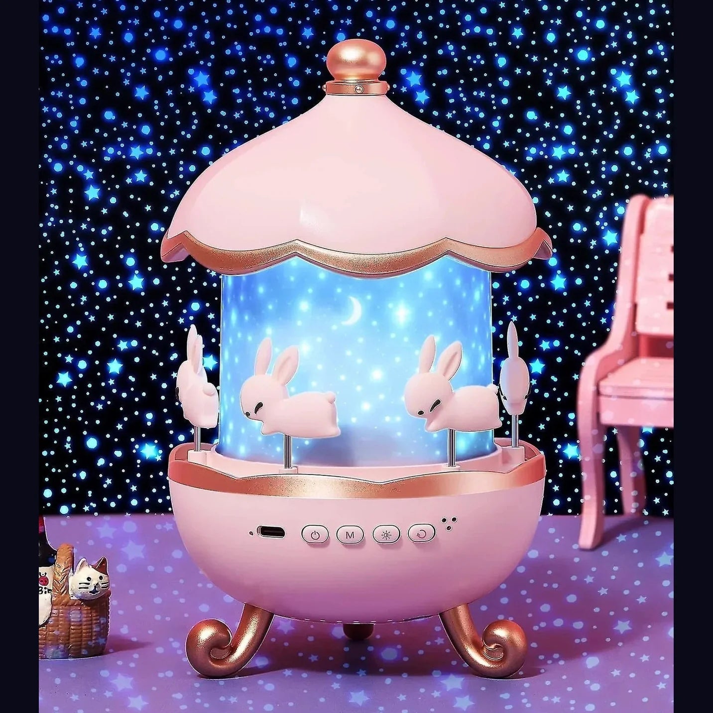 BUNNY NIGHT LIGHT PROJECTOR