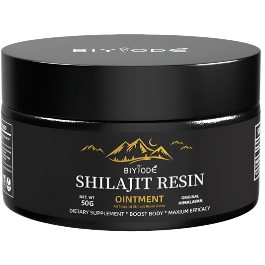 BIYODE Pure Himalayan Shilajit Resin – 600mg | 83-100 Servings | Rich in Fulvic Acid & 85+ Minerals