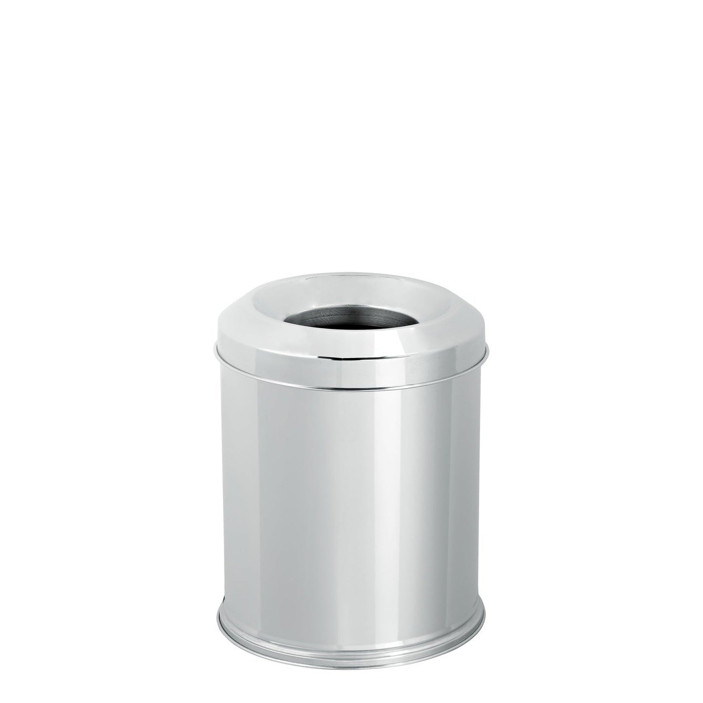 SS Non Flammable Capless Dust Bin 8 L