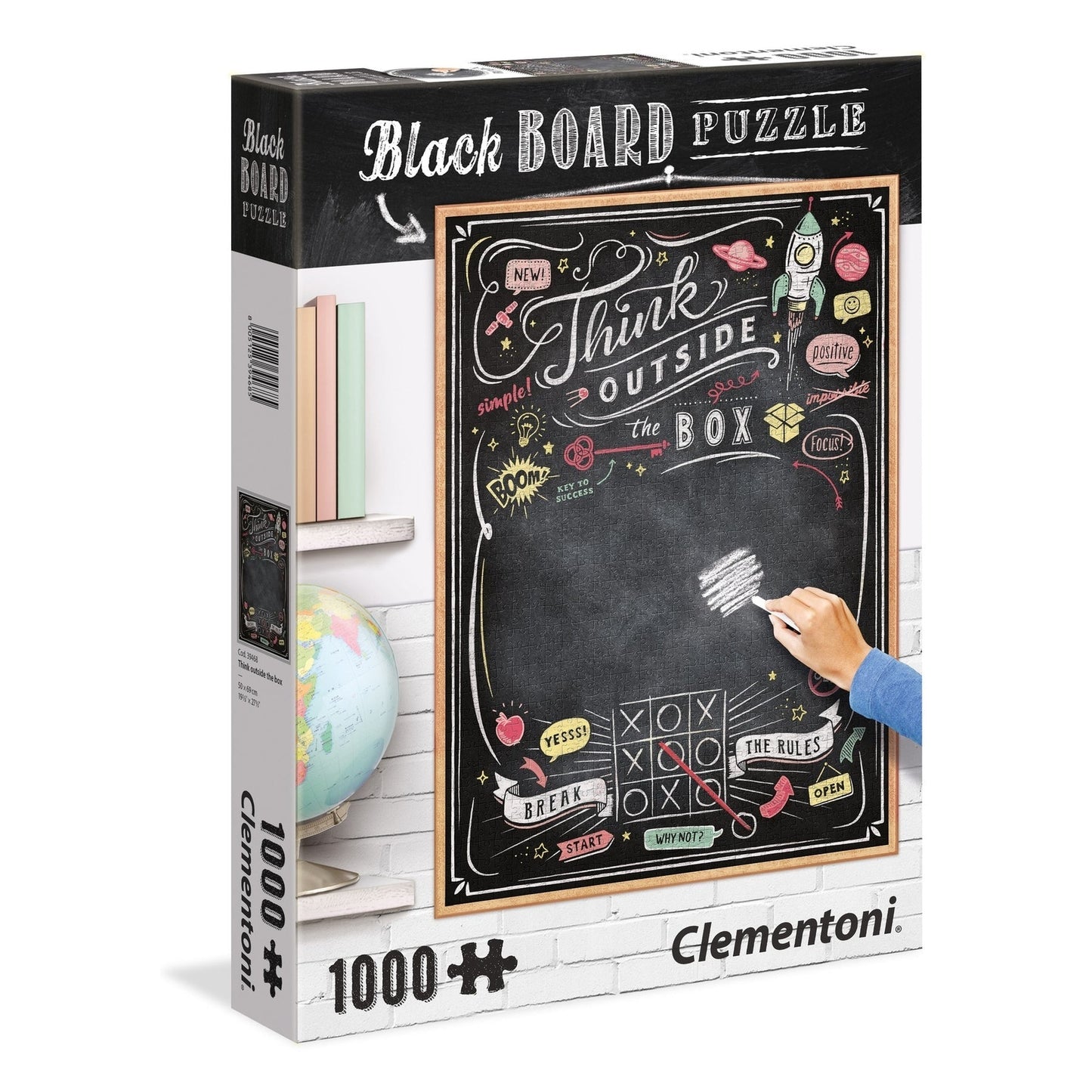 Clementoni Puzzle Black Board 1000 Pcs