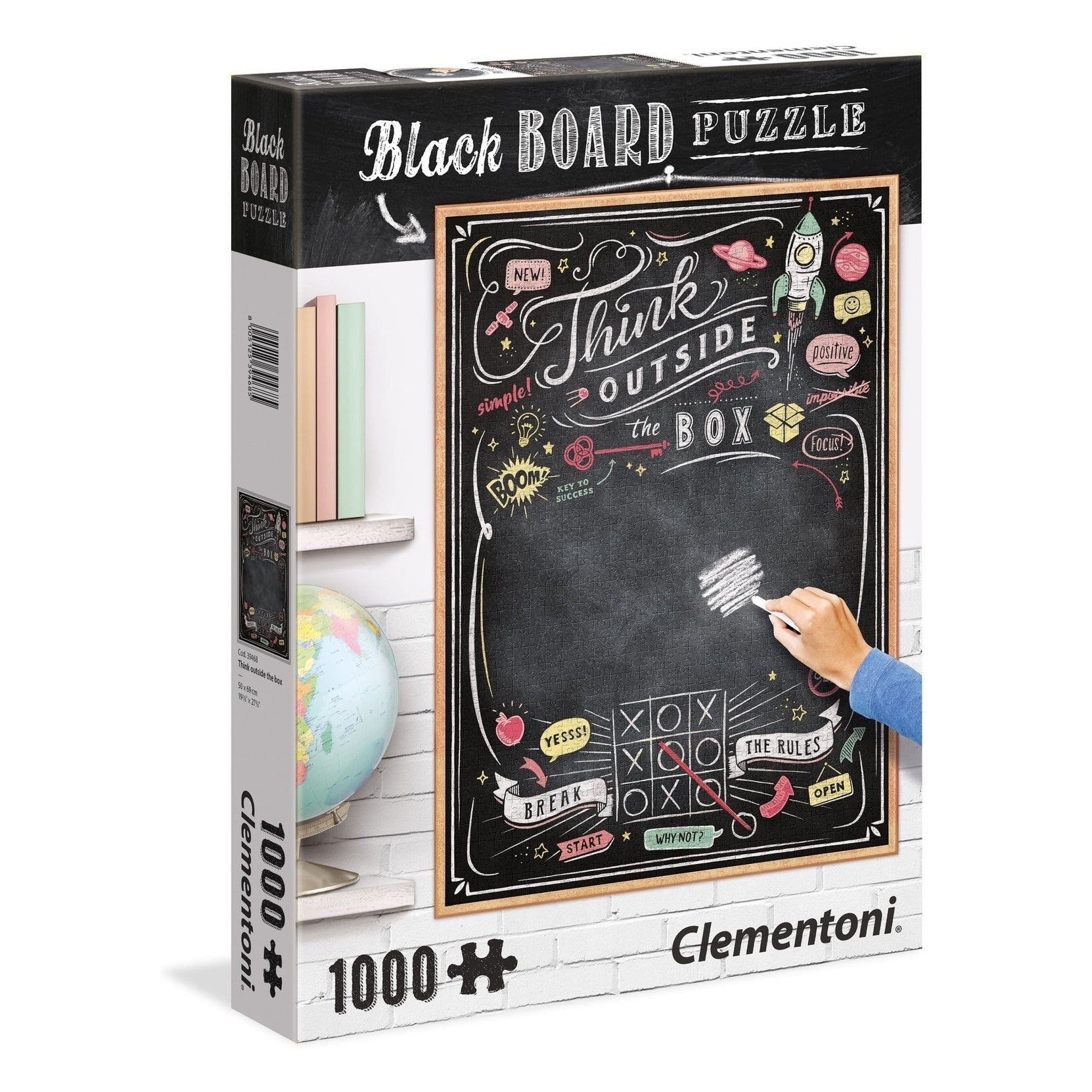 Clementoni Puzzle Black Board 1000 Pcs