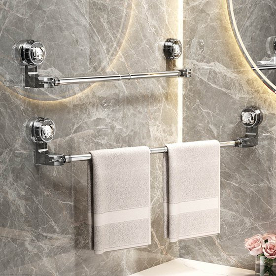Retractable Suction Cup Towel Bar 65 cm