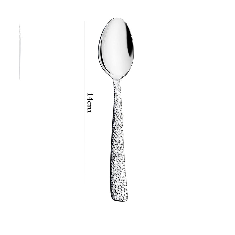 Danny Home 6-Pieces Stainless Steel Dessert Spoon Silverware Flatware