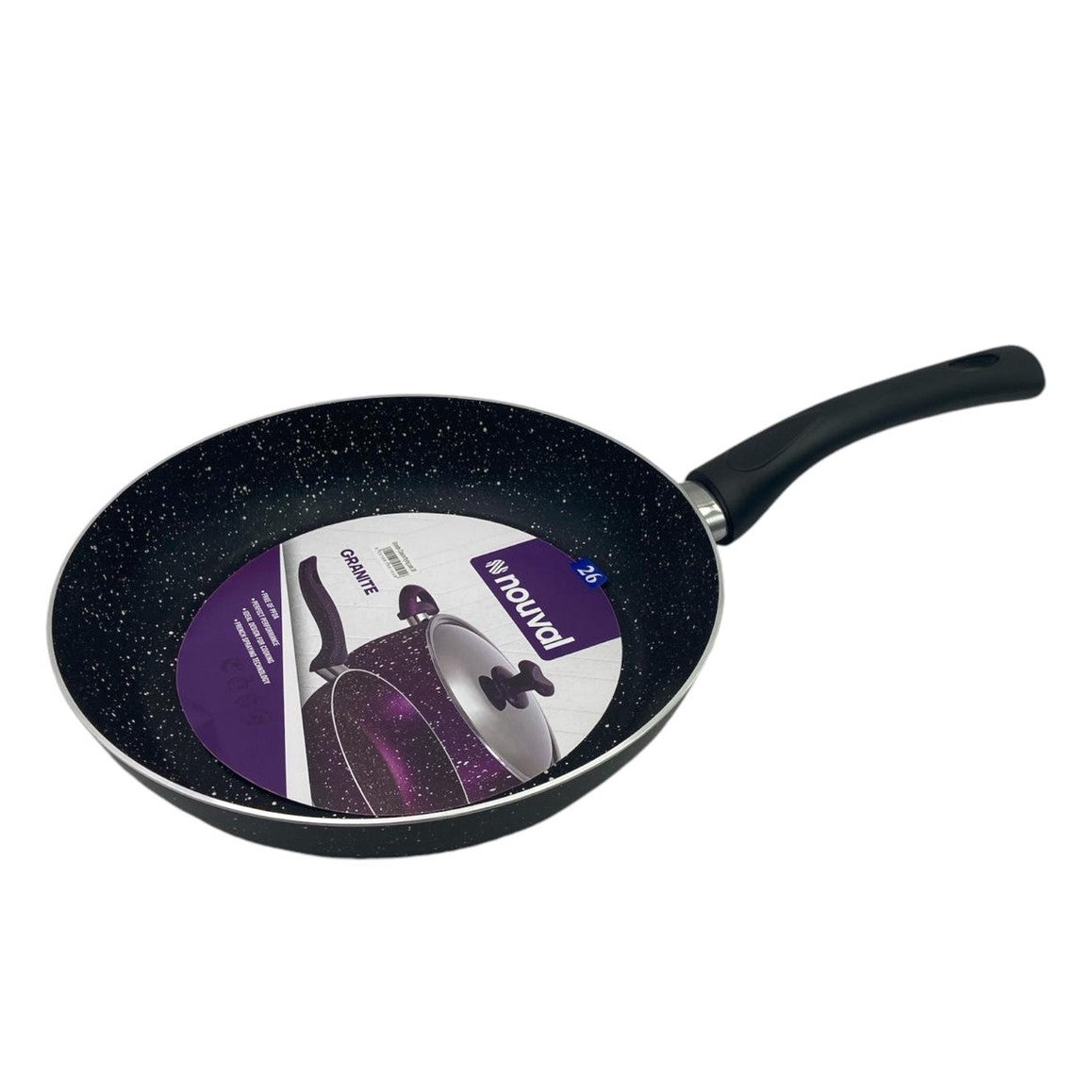 Black Granite Nouval Frying Pan 26 cm