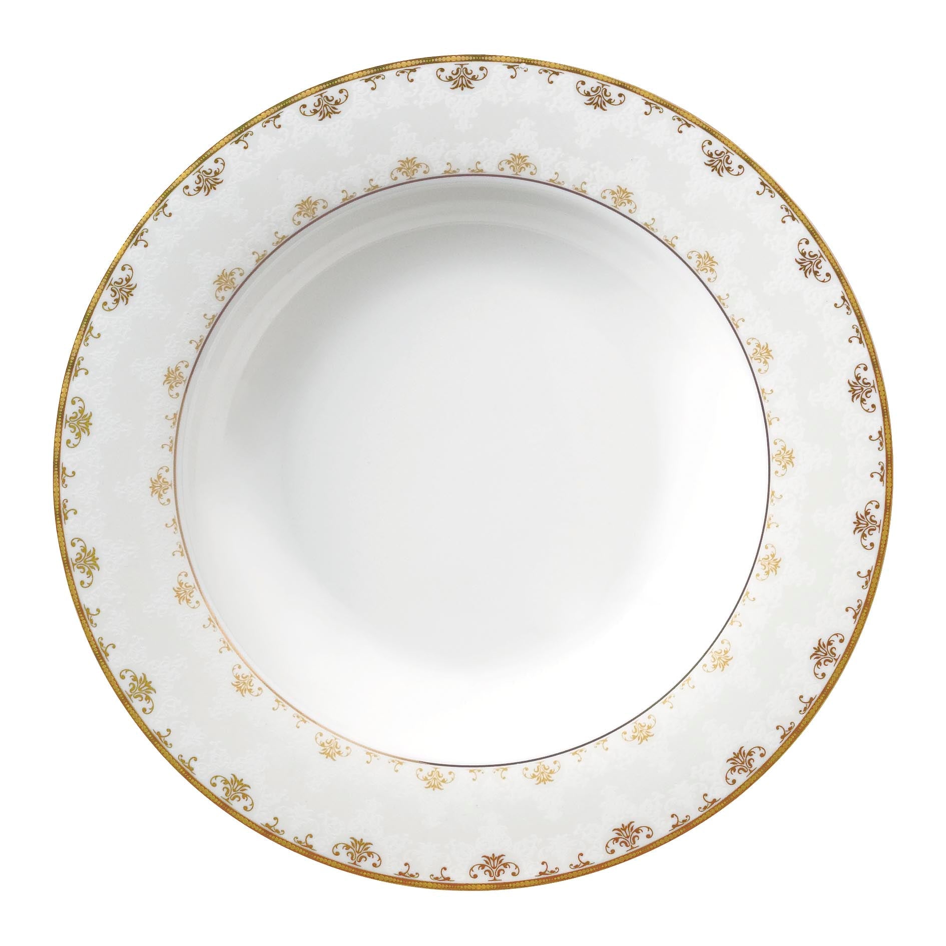 Symphony gold design soup plate Ø:21.5cm