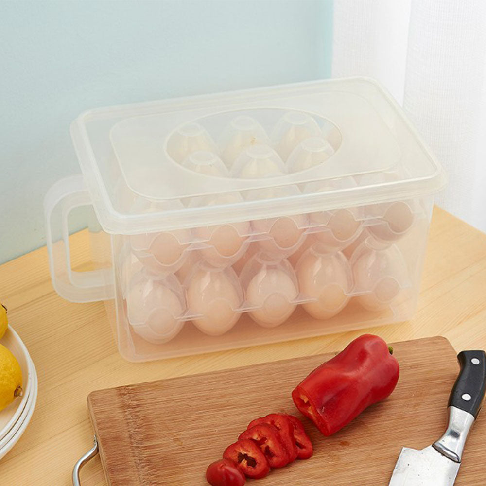 Egg Plastic Food Storage Container Fridge Storage
