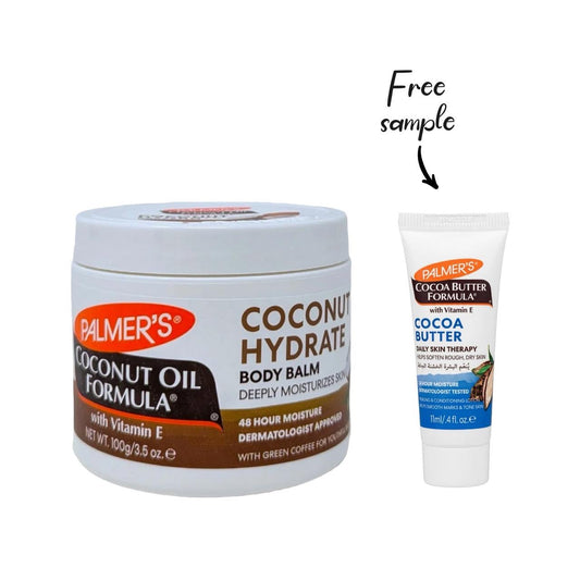 PALMER'S COCONUT HYDRATE BODY BALM 3.5OZ (100G) + Free Sample