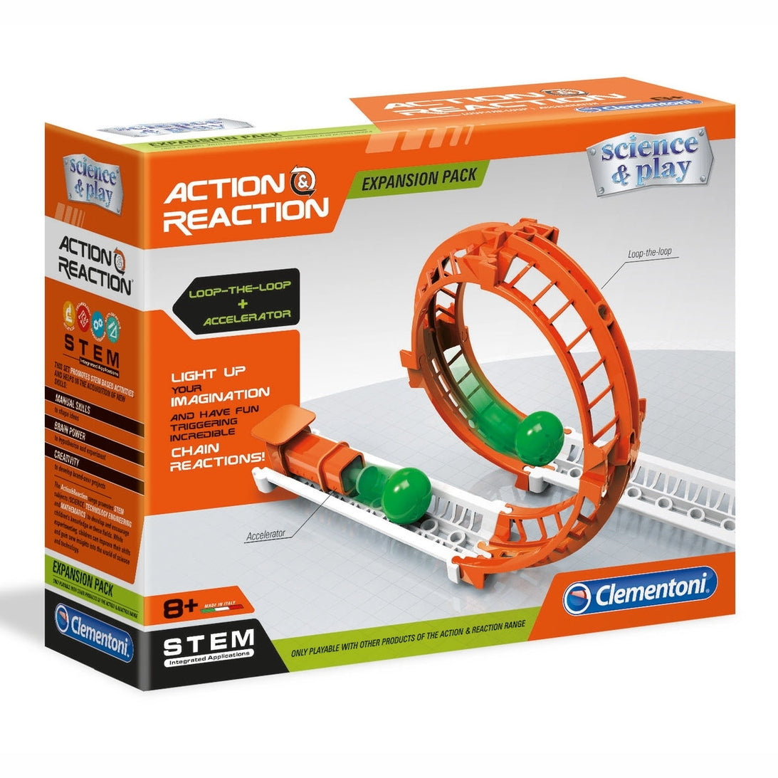 Clementoni Action & Reaction Loop The Loop + Accelerator Expansion Pack