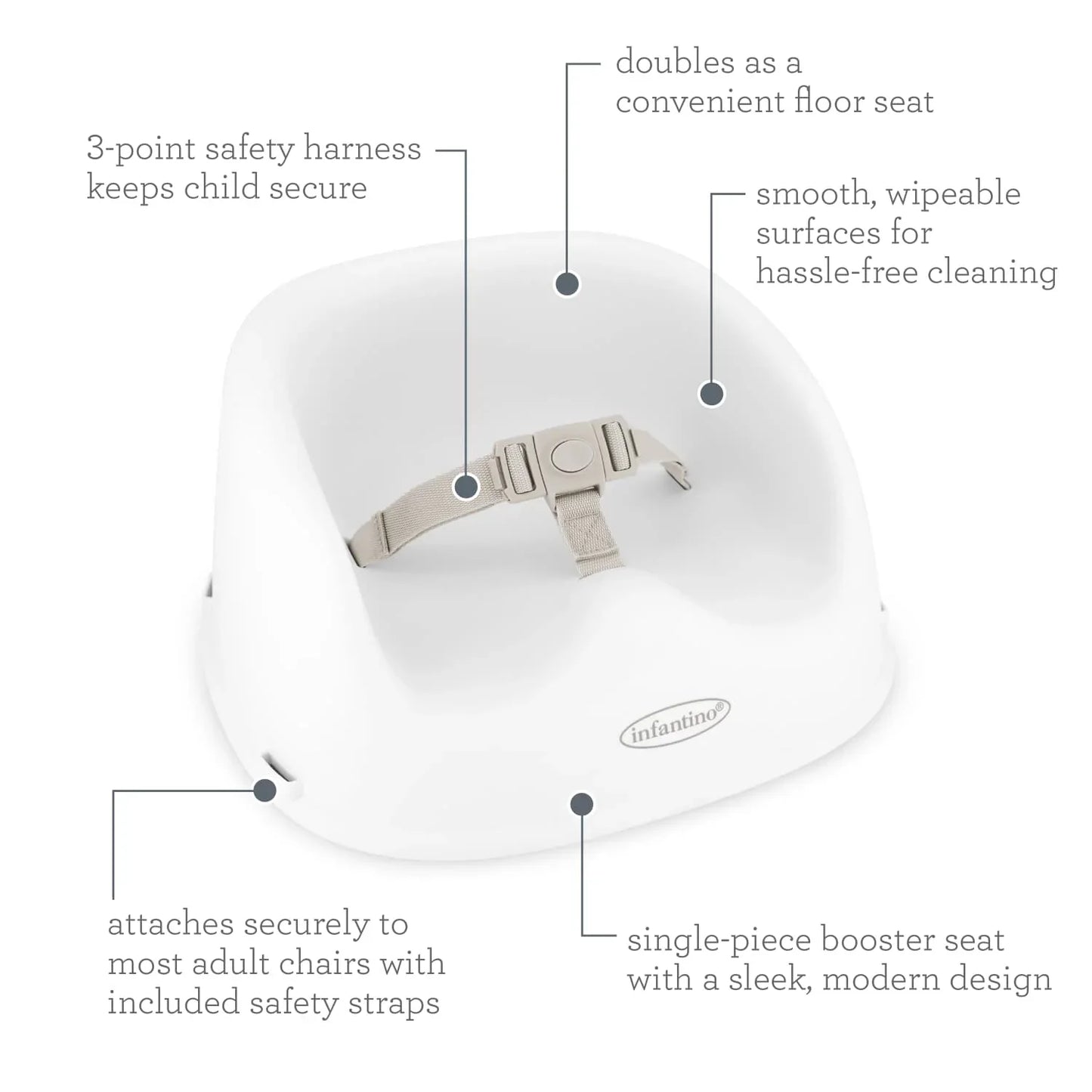 Infantino Simply Modern Booster Seat