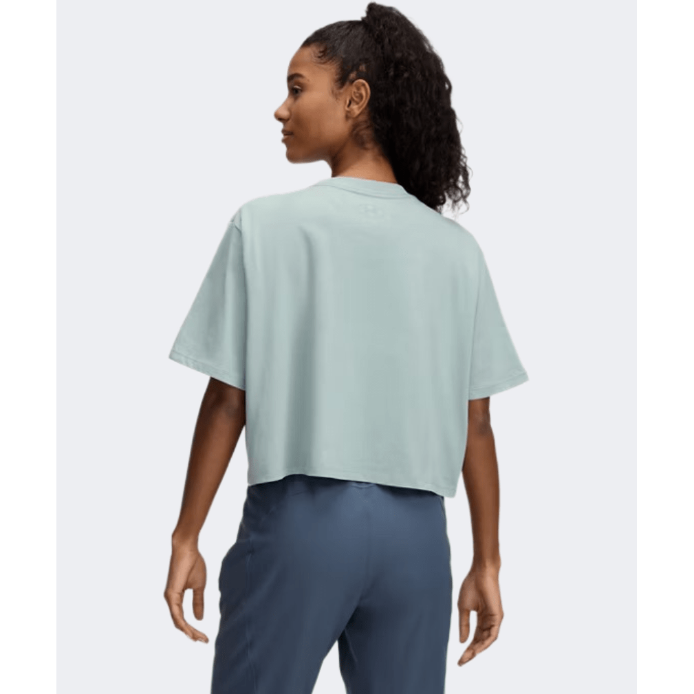 Under Armour Rival Women Lifestyle T-Shirt Silica Green/White - Medaid International