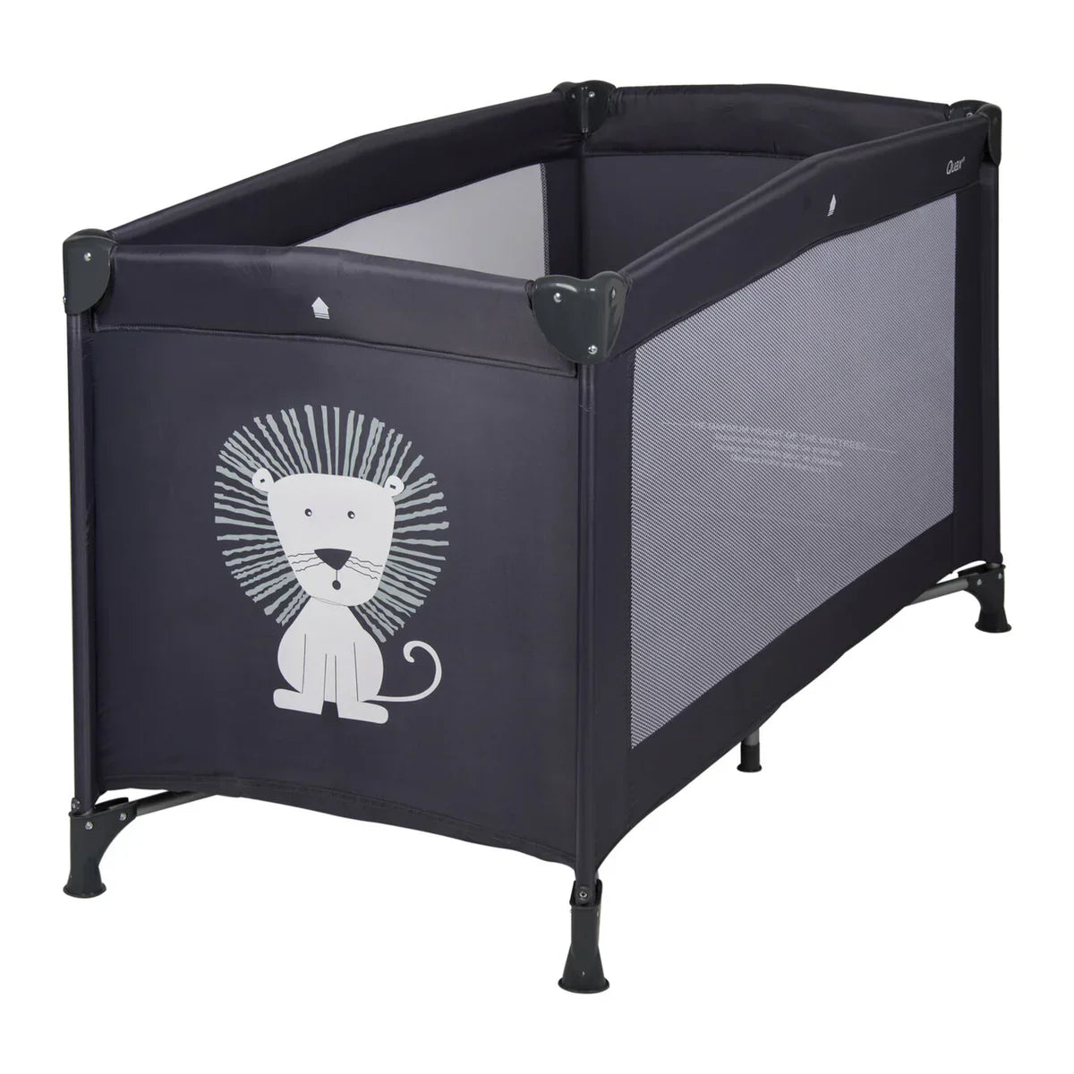 Quax - Travel Cot 120x60cm Playpen Portable - Lion Navy