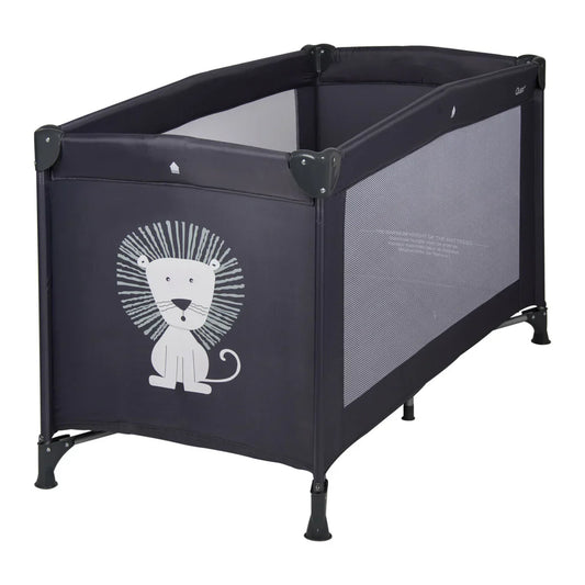 Quax - Travel Cot 120x60cm Playpen Portable - Lion Navy