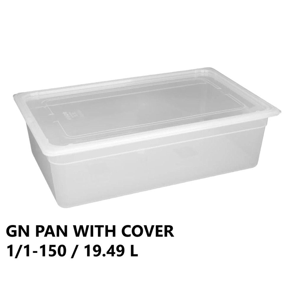 Gastronorm Plastic Storage Container 1/1 150 mm - 19.49L