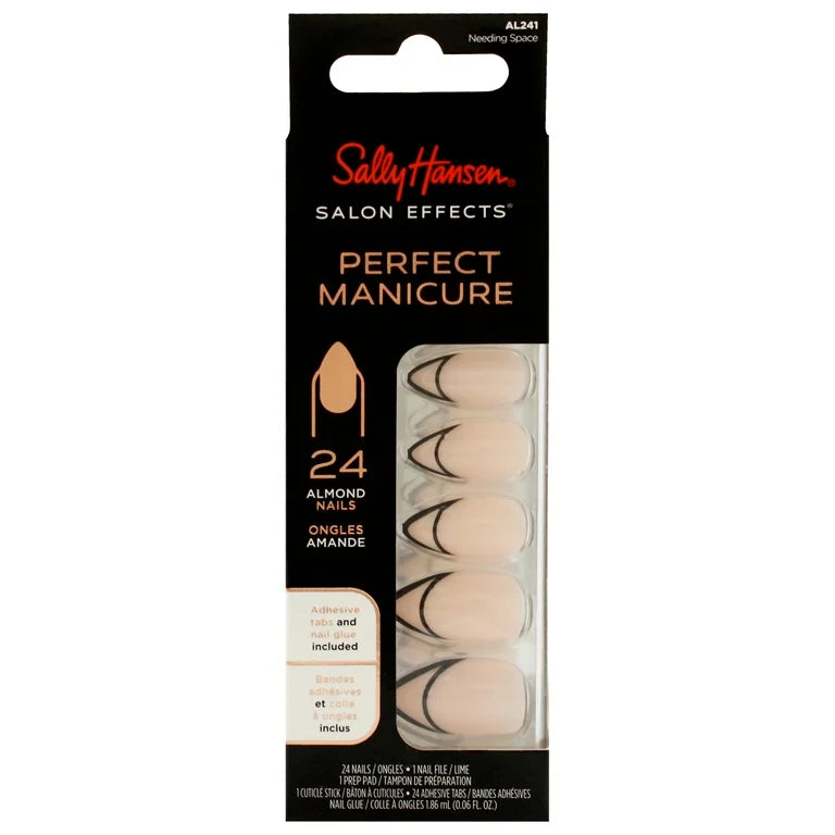 Sally Hansen  Perfect Manicure Press-On Nails Almond , Needing Space - Medaid International
